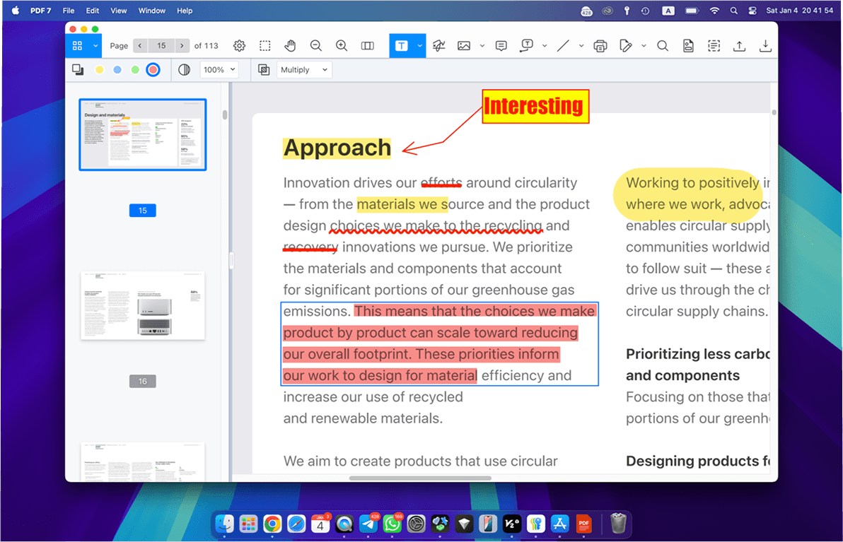 mac pdf kommentieren
