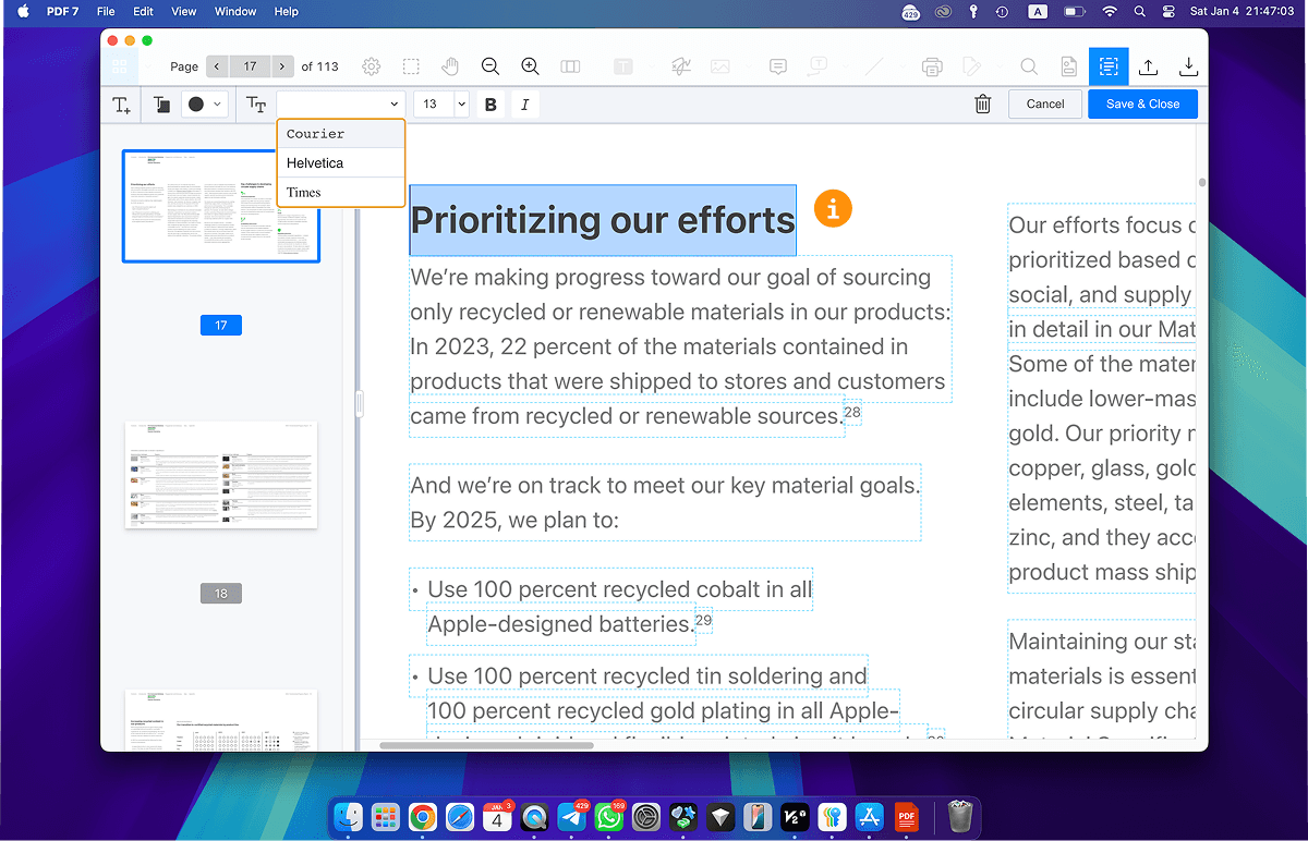 pdf editor mac free